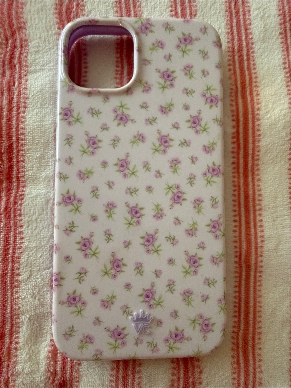 Velvet Caviar Pink Floral Phone Case on White